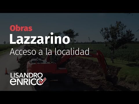 Lazzarino | Acceso a la localidad | Senador Enrico
