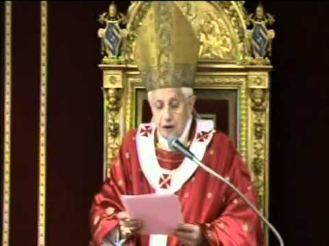 Benedict XVI: Palm Sunday Homily - April 1, 2012