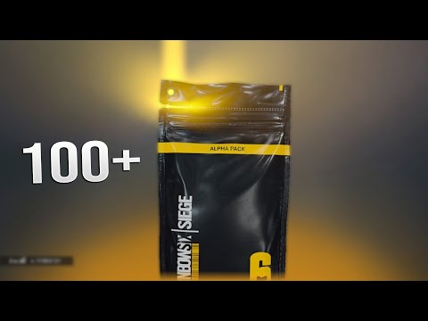 LUCKIEST 100+ Alpha Pack Opening | Rainbow Six Siege *NEON DAWN*