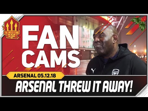 AFTV's Robbie, We threw it away! Manchester United vs Arsenal 2-2 Fancam