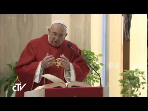 HOMILIA DO PAPA FRANCISCO - 28/10/2014- Dublado pela Pascom Lapa