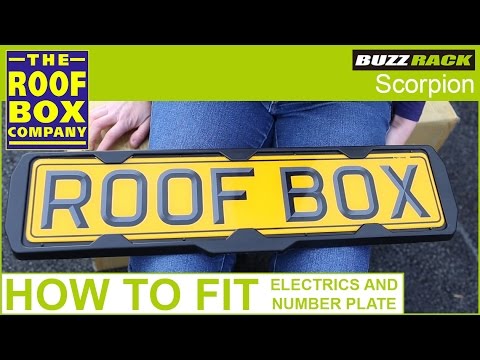 BUZZ RACK Scorpion - How to fit the electrics and number plate