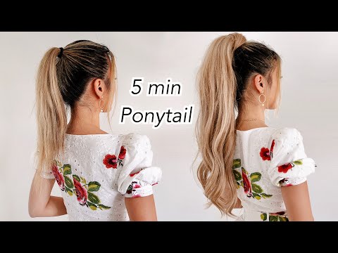 HOW TO: 5 min Big Ponytail | Easy Hairstyle Tutorial