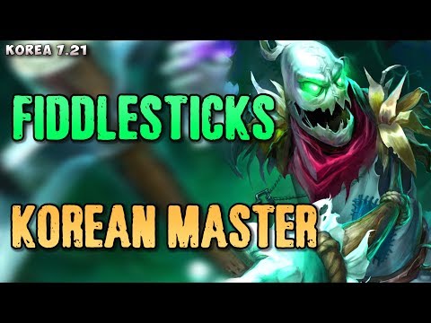 Korean Master plays Fiddlesticks (76% WR) jungle - Korean SoloQ P 7.21