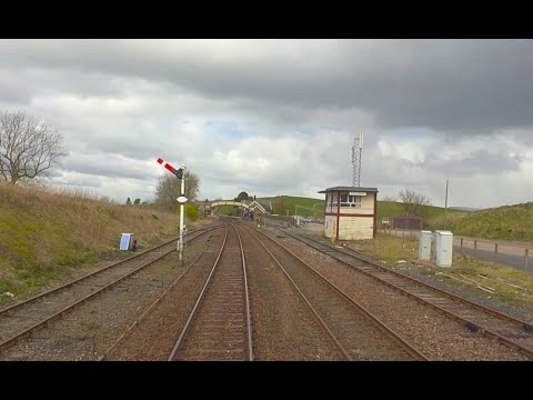 A Train Drivers Cab view of the Settle and Carlisle Route. Part 2 of 3. Ribblehead to Appleby.