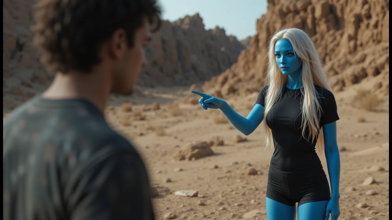 Alien Girl Trembles as She Tells Human, "You’re Mine.