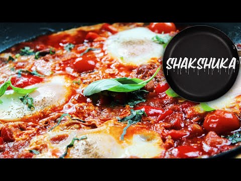 Shakshuka / Eggs poached in a Chorizo, Peppers & tomato sauce