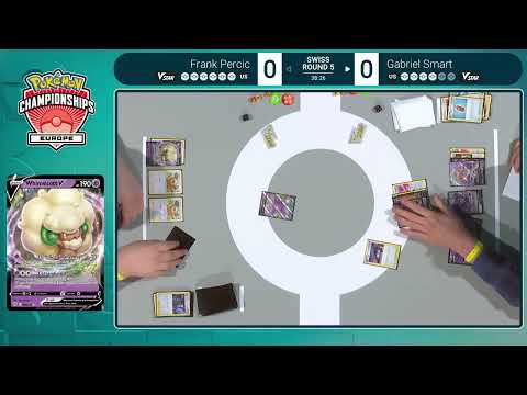 TCG Frank Peric Vs Gabriel Smart 2022 Pokémon Europe International Championships Swiss R5