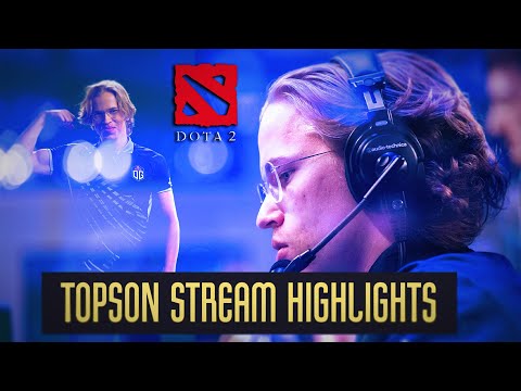 Dota 2 Topson Live Stream Highlights (Funny Moments, Pro Stream)