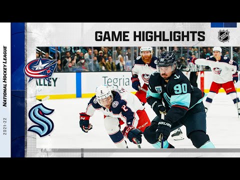 Blue Jackets @ Kraken 12/11/21 | NHL Highlights