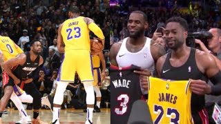 Last Game LeBron vs Wade, EMOTIONAL ENDING! Heat vs Lakers
