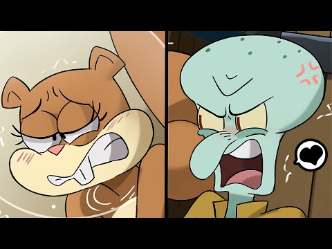 Sandy X Squidward 『Comic Dub』