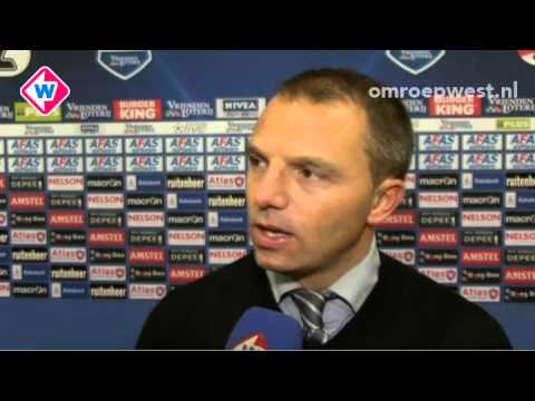 ADO-trainer Maurice Steijn na gelijkspel AZ - ADO