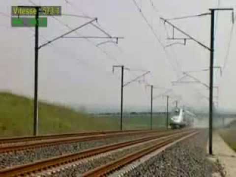 High Speed Train Test up to 574,8 km/h