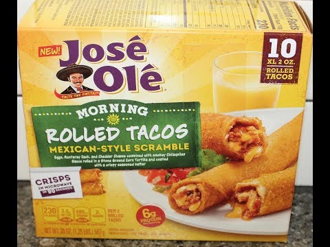 José Olé Morning Rolled Tacos: Mexican-Style Scramble...