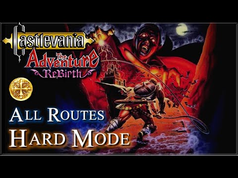 Castlevania: The Adventure ReBirth [Wii] - Walkthrough / All Routes & Bosses / Hard & Normal Style