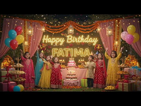 Happy Birthday Fatima! 🎉 | Birthday Song for Fatima | A Special Birthday Song Just Fatima