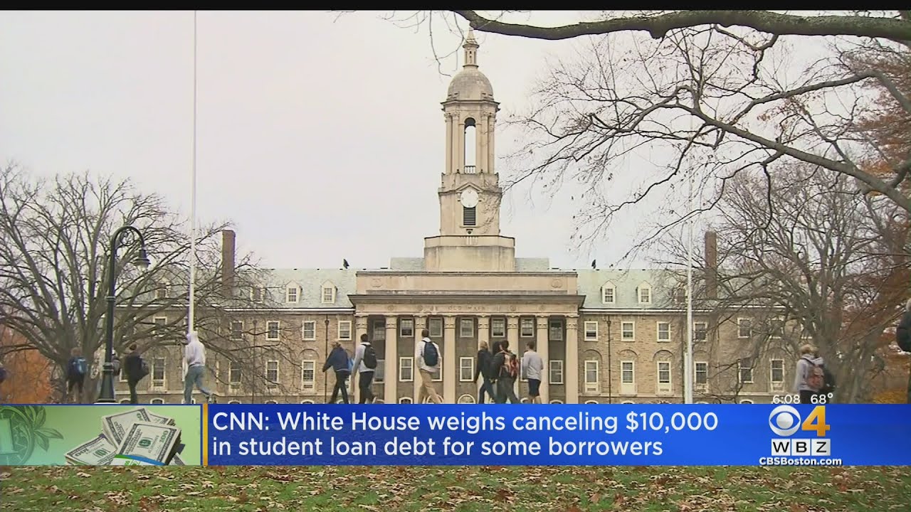 White House leaning toward canceling $10,000 in student loan debt for borrowers who make less than $