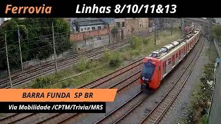 サンパウロ市バーハ・フンダの鉄道ジャンクション