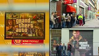 Waiting for Grand Theft Auto IV Launch at GAME