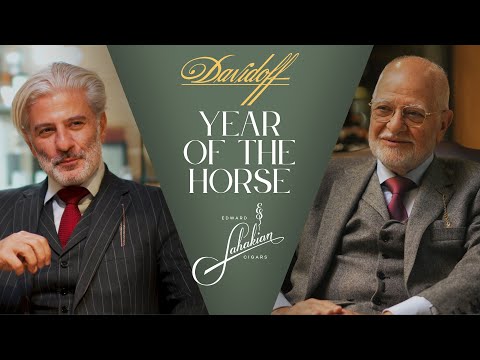 Eddie & Edward enjoying the new Davidoff Year of the Horse