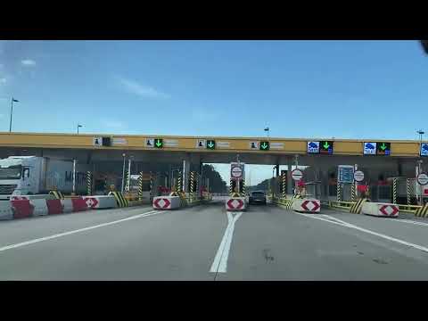 POLAND DRIVING TIMELAPSE: 300km+ | Driving From Gdynia To Łódż (Mandoria Theme Park)