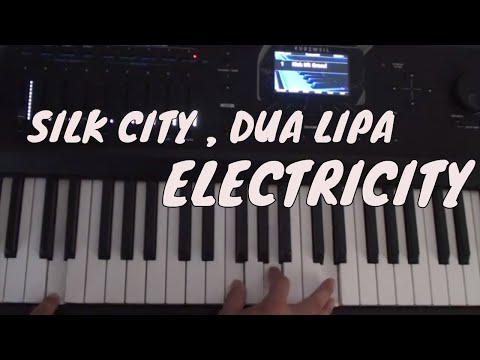 How To Play Electricity on piano - Silk City & Dua Lipa - Piano Tutorial