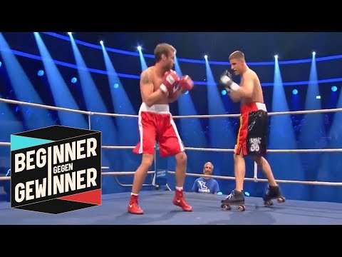 Boxing: Tyron Zeuge on Roller Skates | Part 2 | Beginner vs. Winner | ProSieben
