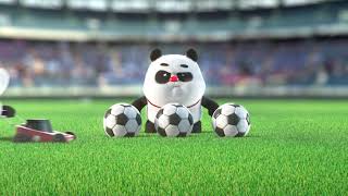【Bamboo Panda❤️】Nothing is impossible 🐼 | Chinese Short Animation | 熊猫班卜#funny #panda #パンダ #football