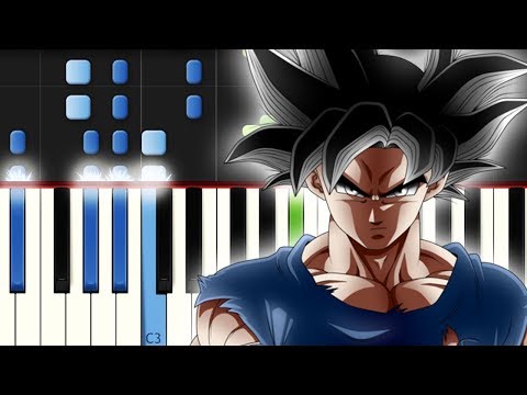 Ultra Instinct Theme - Dragon Ball Super - Piano Tutorial - Notas Musicales Video