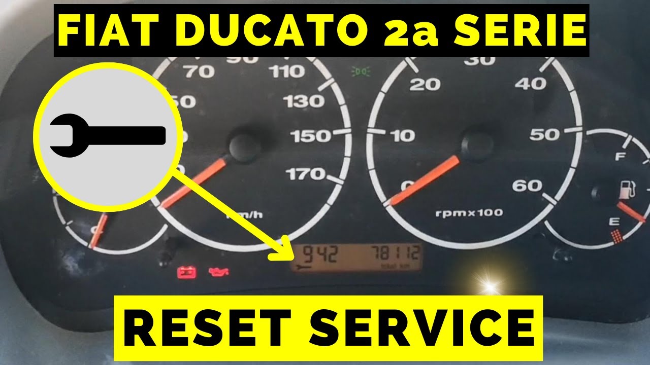 Effettuare il RESET del SERVICE nel Fiat Ducato 2a serie