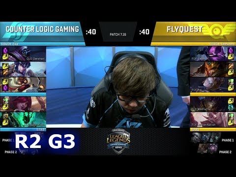 FlyQuest vs CLG Game 3 | Round 2 NA LCS Regional Qualifier for S7 Worlds 2017 | FLY vs CLG G3