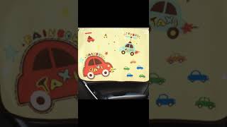 Rèm vải hoạt hình cute cho ô tô xe hơi dạng cốc hít, rèm có dây kéo qua lại siêu dầy 3 lớp cản sáng