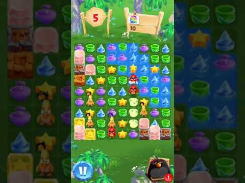 [Gameplay] Angry Birds Match - 100
