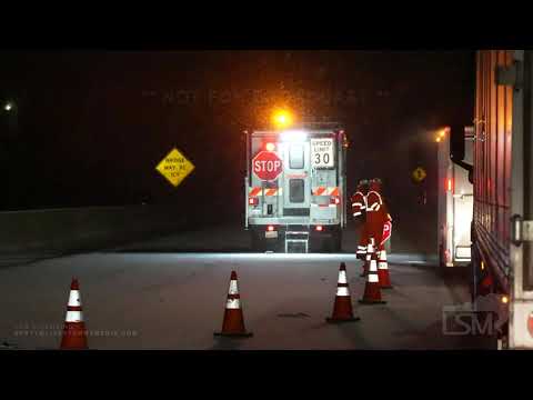 1-27-2020 Donner Pass, Ca blizzard conditions, heavy snow, horrific travel conditions I-80