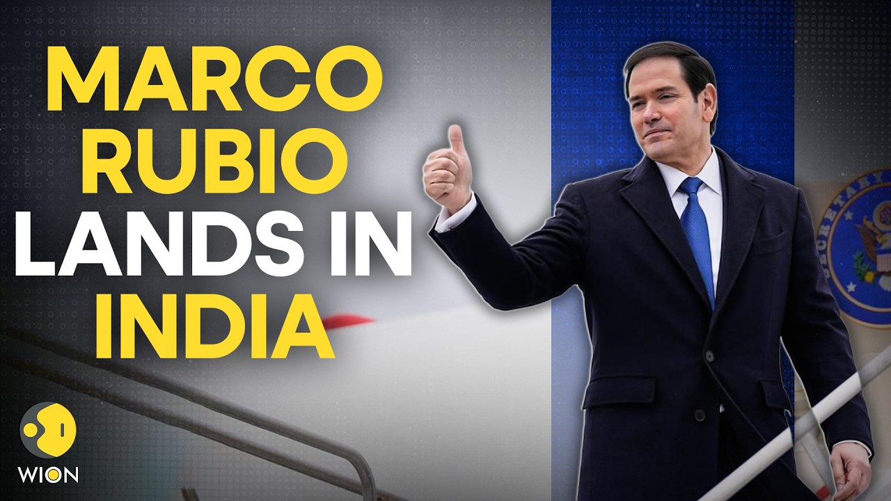 LIVE: US Secretary of State Rubio Arrives in Kolkata, Set to Discuss Energy and Commerce | WION