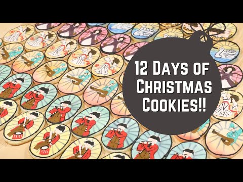 12 Days Cookies | Board Game Bakes