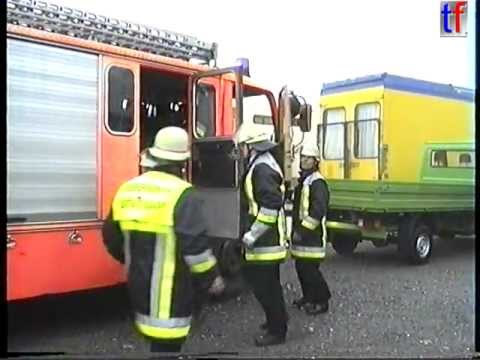 Stuttgart Fire Department: FIRST DUE Fire Horse Bus / Fire Horse Transport Bus, 1994.