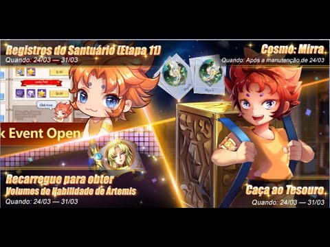 EVENTO TRAZ 2 LIVROS DE ARTEMIS P2W + OPINIÃO SOBRE COSMO NOVO - Saint Seiya Awakening