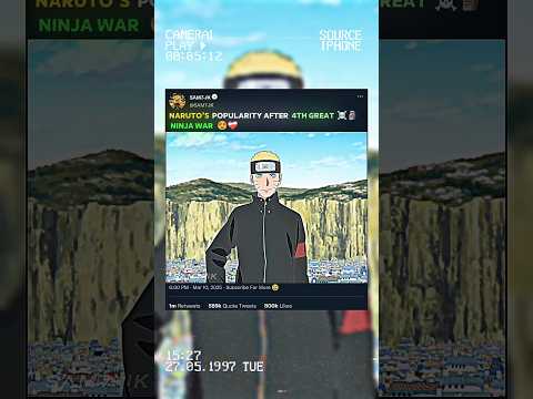 NARUTO'S AURA AFTER 4TH GREAT NINJA WAR 😍❤️‍🩹