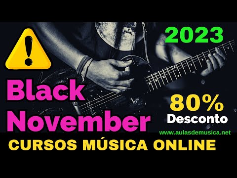 Melhores Cursos de Música Online em Oferta na Black November 2023 com até 80% de Desconto