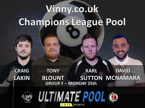 Craig Lakin v Karl Sutton Group 6 Vinny co uk Champions League Pool