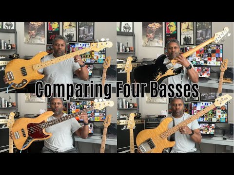 G&L L 1000 Delivery Day Demo Vs Fender P Bass Vs Jazz Bass Vs Ibanez ATK 700