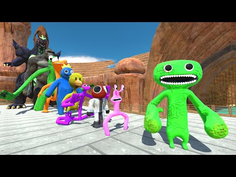 Jumbo Josh vs Super Godzilla AT BLOODED ARENA DEATH RUN - Animal Revolt Battle Simulator