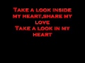 David Benoit - Take a look inside my heart lyrics.