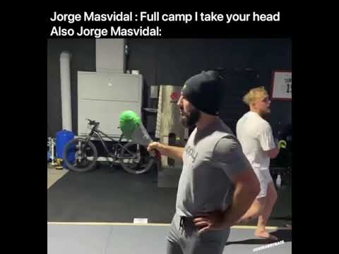 Jorge masvidal training Jake Paul