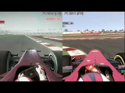 F1 2010 vs F1 2011 - Circuit de Catalunya (Dry)