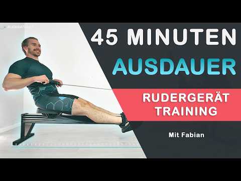 45-minute rowing machine workout | Improve endurance & fat metabolism with the rowing machine