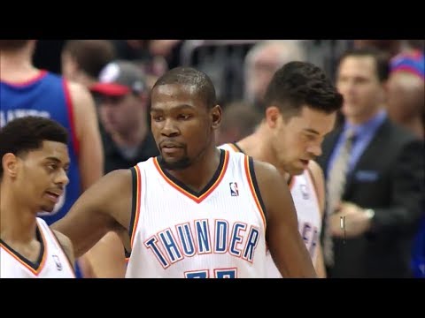 2014.01.25 - Kevin Durant Triple-Double Full Highlights at 76ers - 32 Pts, 14 Reb, 10 Assists