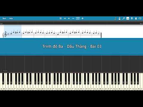#90 Học Piano Cơ Bản | Methode Rose | Hải Vũ Piano | Trình độ ba -Dấu Thăng - Bài 03